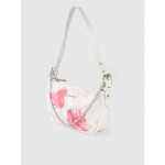 Multicoloured Floral Print Baguette Bag